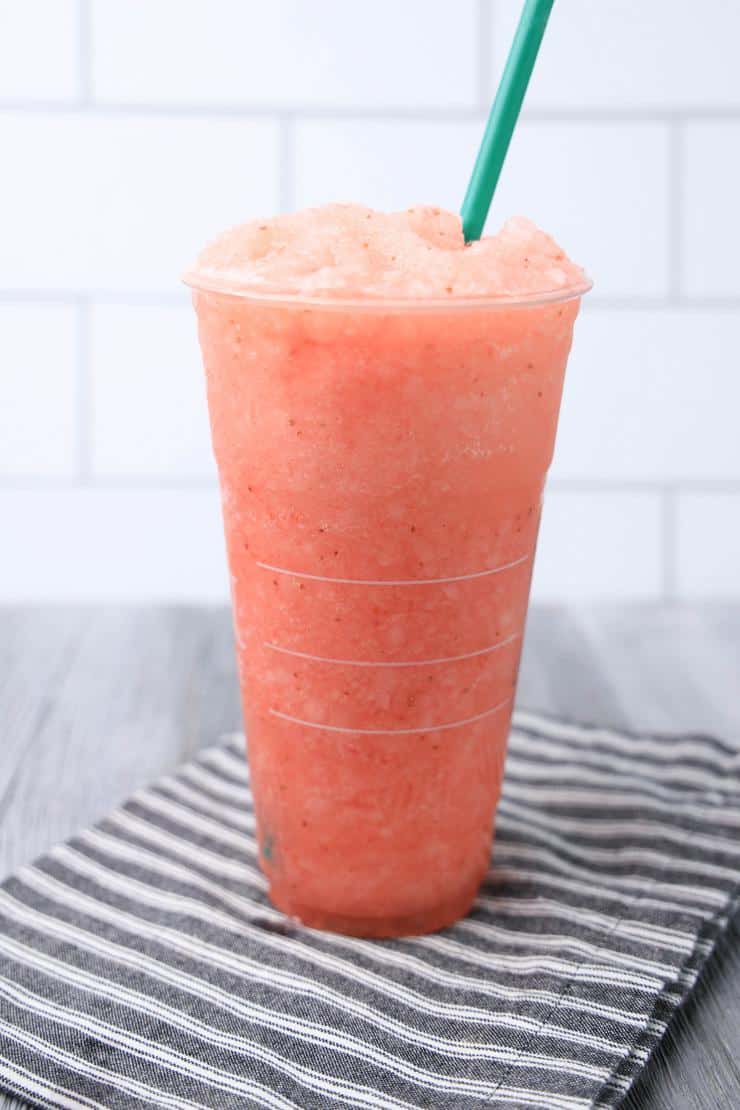 Copycat Starbucks Blended Strawberry Lemonade