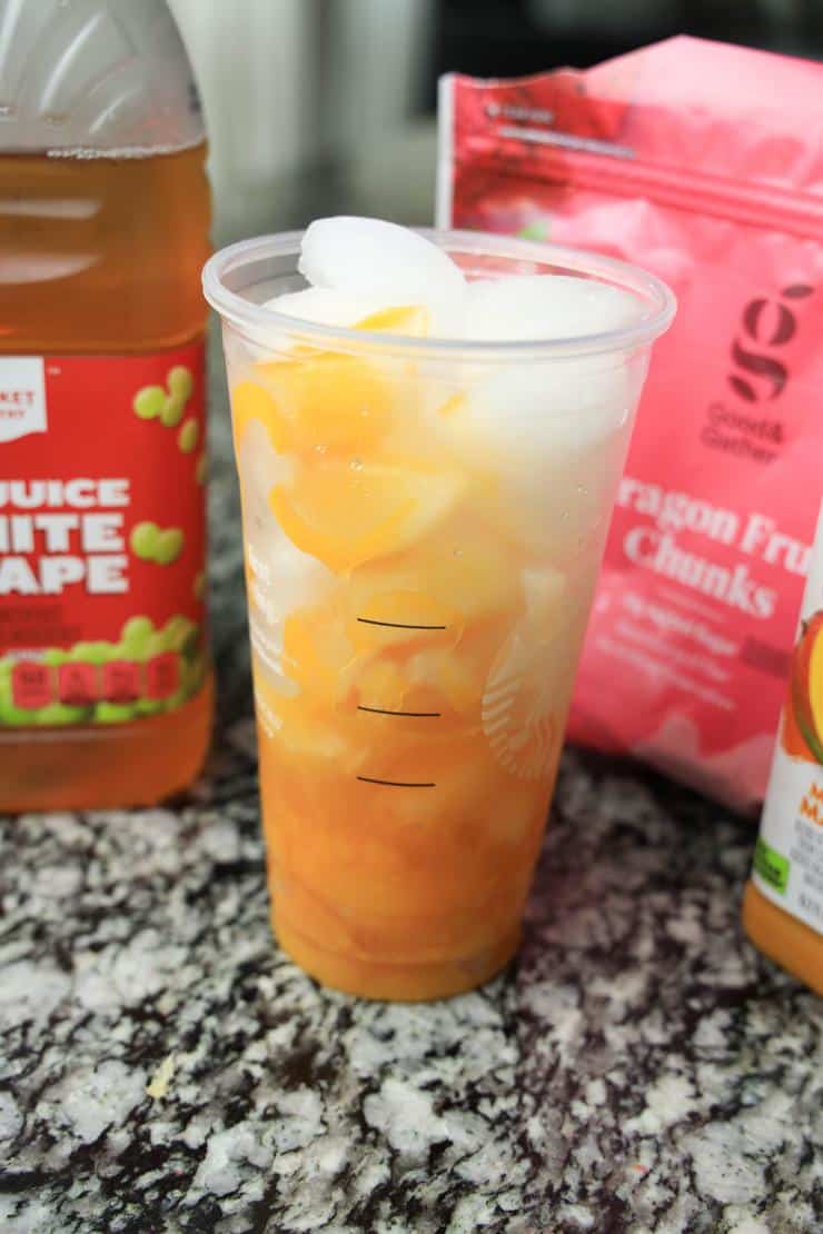 Copycat Starbucks Mango Dragonfruit Refresher
